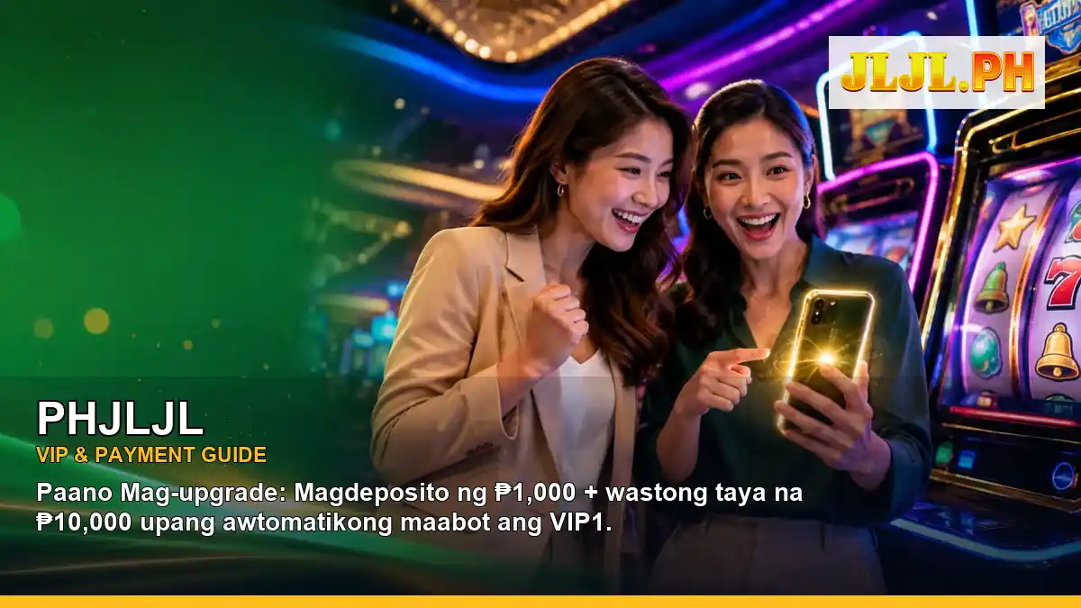 PHJLJL high-energy casino first deposit rewards in a radiant layout for Philippine players