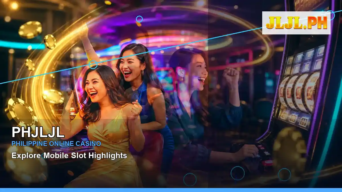 PHJLJL duo online slot games featuring an adult Filipina casino host with a right-diagonal composition — view 2