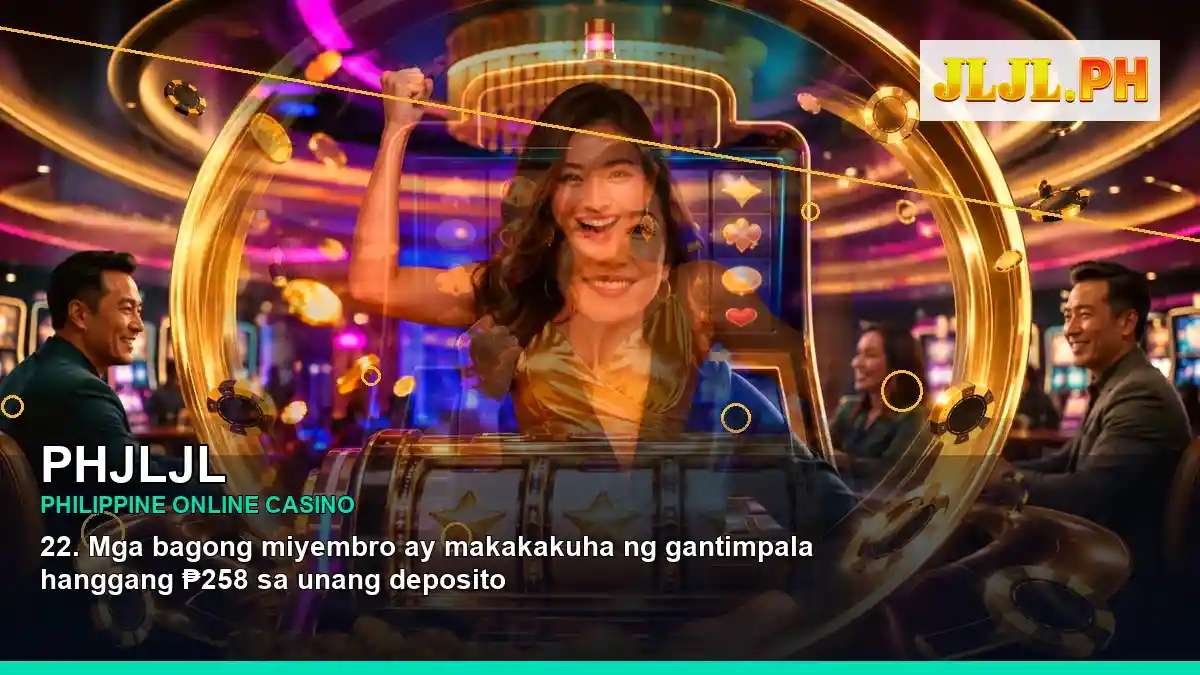 PHJLJL gold jackpot slot games in a centered scene for the PHJLJL brand search, casino access, games, account help and safer